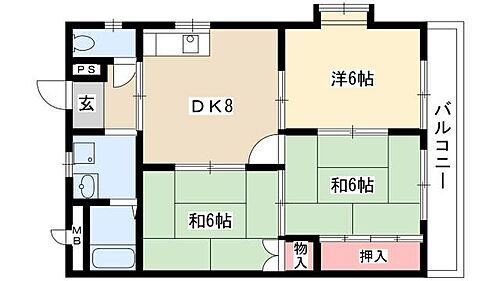 愛知県清須市阿原池之表172 尾張星の宮駅 3DK マンション 賃貸物件詳細