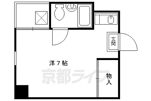 京都府京都市東山区亀井町 祇園四条駅 ワンルーム マンション 賃貸物件詳細