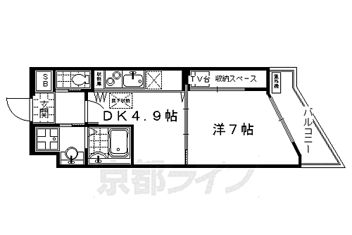 京都府京都市下京区御影堂町 清水五条駅 1DK マンション 賃貸物件詳細