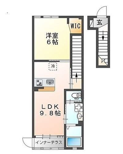 東京都小金井市緑町２丁目 東小金井駅 1LDK アパート 賃貸物件詳細
