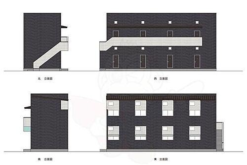 愛知県名古屋市中村区下中村町２丁目 築7年10ヶ月 2階建