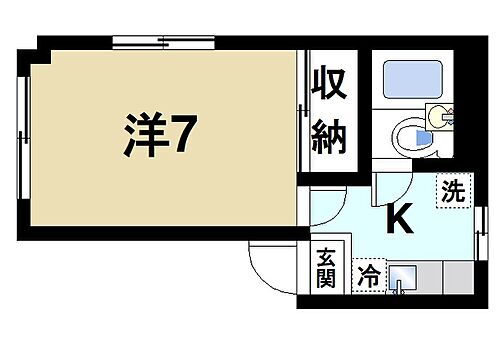 奈良県奈良市南京終町4丁目 奈良駅 1K マンション 賃貸物件詳細