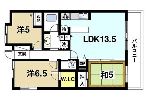 レイセニット奈良グラン・ヴェルジェ 5階 3LDK 賃貸物件詳細