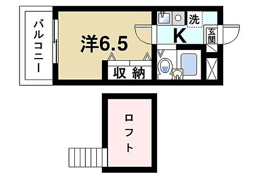 シティパレス生駒谷田町Ｐ－７ 1階 1K 賃貸物件詳細