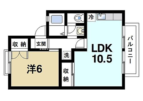 奈良県奈良市五条西1丁目 西ノ京駅 1LDK アパート 賃貸物件詳細