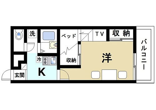 奈良県大和郡山市九条平野町2-40 九条駅 1K マンション 賃貸物件詳細