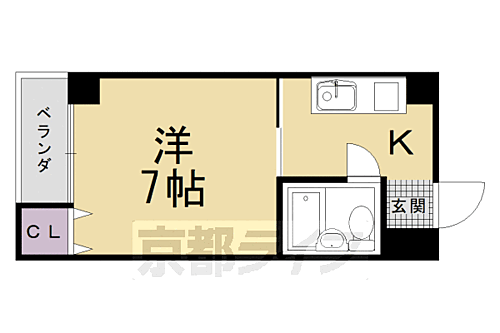京都府京都市中京区壬生森町 西院駅 1K アパート 賃貸物件詳細