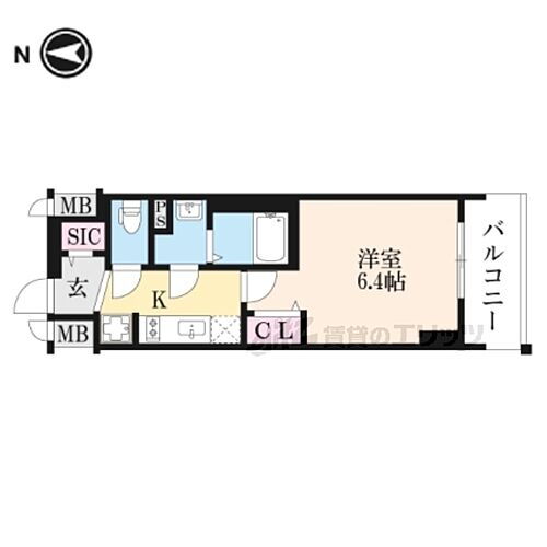 京都府京都市下京区小泉町 五条駅 1K マンション 賃貸物件詳細
