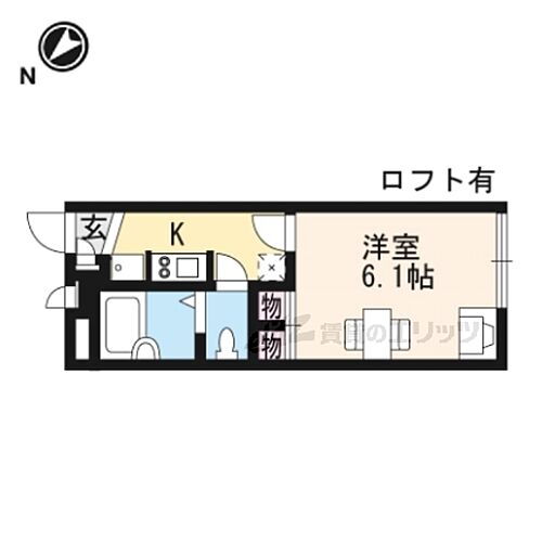 滋賀県彦根市戸賀町 南彦根駅 1K アパート 賃貸物件詳細