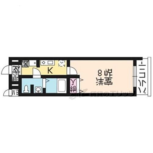京都府京都市下京区中堂寺庄ノ内町 西院駅 1K マンション 賃貸物件詳細