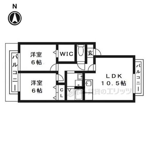 京都府長岡京市今里5丁目 長岡天神駅 2LDK アパート 賃貸物件詳細