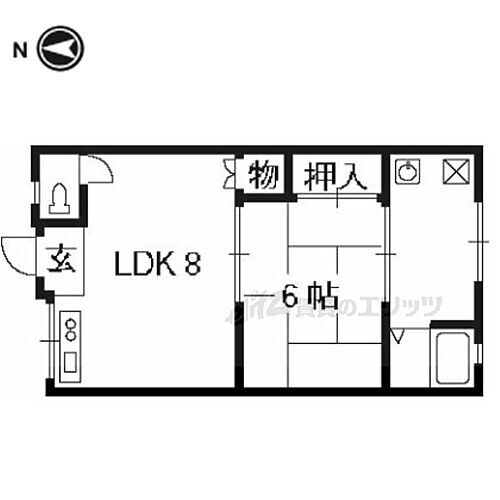 京都府宇治市広野町一里山 大久保駅 1DK アパート 賃貸物件詳細