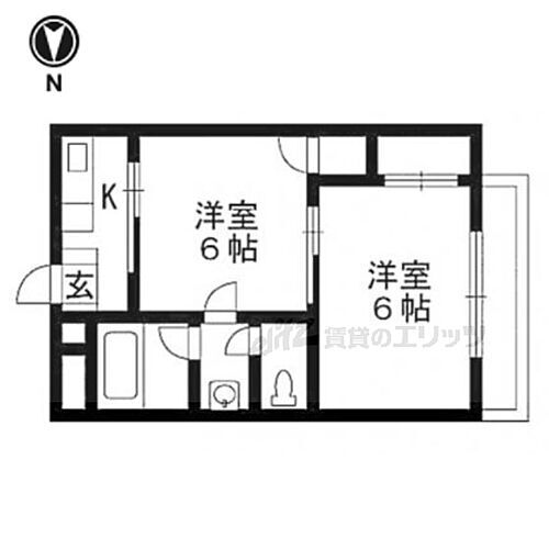 松井マンション 2階 2K 賃貸物件詳細