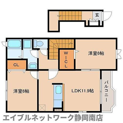 静岡県焼津市石脇下 焼津駅 2LDK アパート 賃貸物件詳細