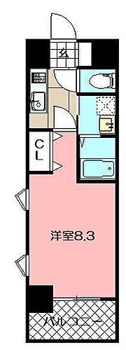 福岡県北九州市小倉北区室町2丁目 西小倉駅 1K マンション 賃貸物件詳細