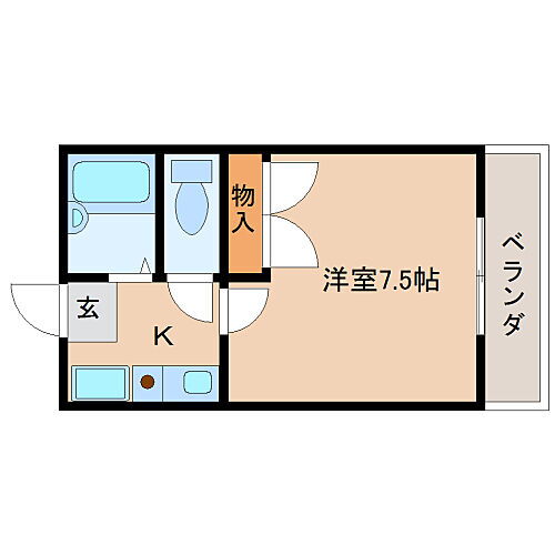 奈良県大和郡山市小泉町550-1 大和小泉駅 1K アパート 賃貸物件詳細