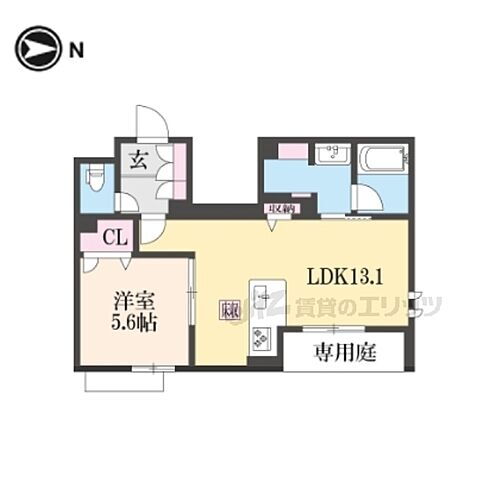 Ｃｏｍｆｉｅｌｄシャーメゾン 1階 1LDK 賃貸物件詳細