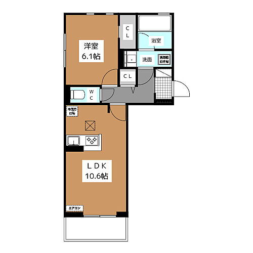 長野県長野市中御所２丁目 賃貸アパート