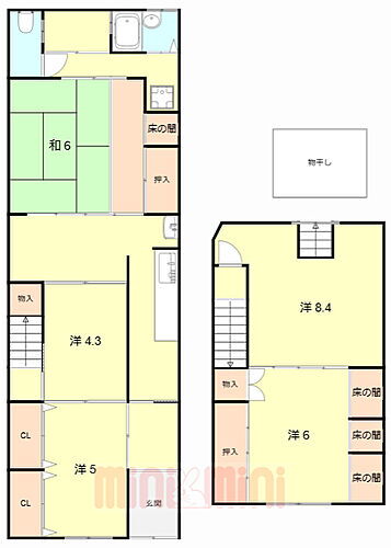 兵庫県尼崎市長洲本通３丁目 賃貸一戸建て