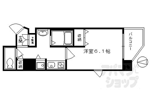 京都府京都市東山区五条橋東2丁目 清水五条駅 1K マンション 賃貸物件詳細