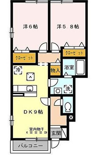 愛知県名古屋市名東区猪子石2丁目 上社駅 2DK アパート 賃貸物件詳細