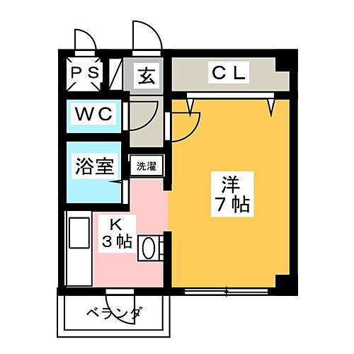 愛知県名古屋市中川区下之一色町字松蔭7丁目 中島駅 1K マンション 賃貸物件詳細