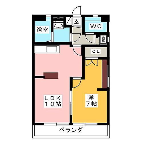 ＯＳ・ＳＫＹマンション鹿子 4階 1LDK 賃貸物件詳細