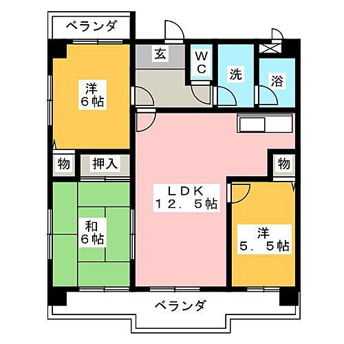 愛知県春日井市下市場町6丁目 神領駅 3LDK マンション 賃貸物件詳細