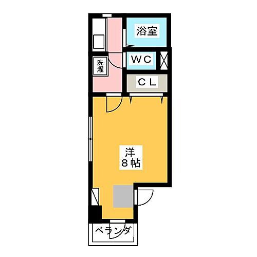 静岡県浜松市中央区野口町 1K マンション 賃貸物件詳細
