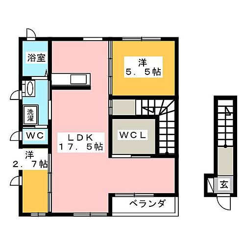 ソルクレスト 2階 2LDK 賃貸物件詳細
