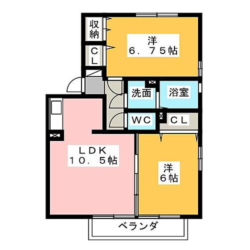 静岡県焼津市下小田 2LDK アパート 賃貸物件詳細