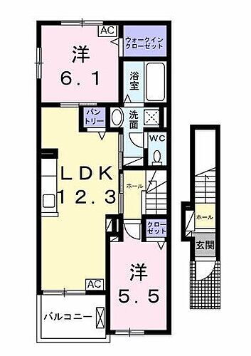 岐阜県岐阜市中鶉４丁目 岐阜駅 2LDK アパート 賃貸物件詳細