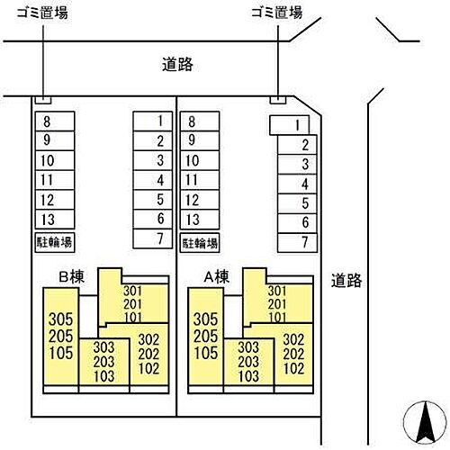 仮）Ｄ－ＲＯＯＭ岐南町下印食　Ｂ棟