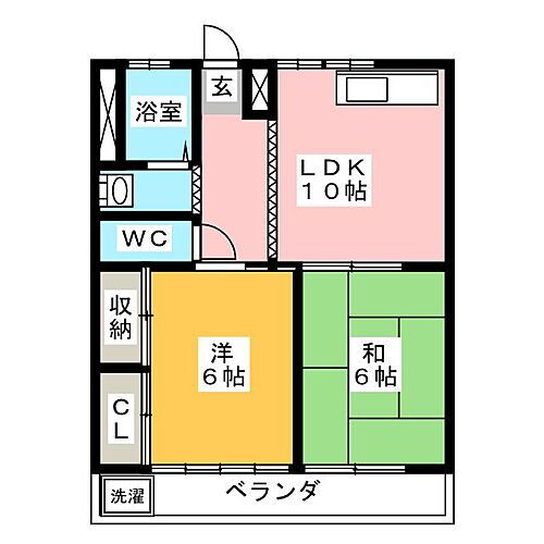 岐阜県岐阜市長良福光 2LDK マンション 賃貸物件詳細