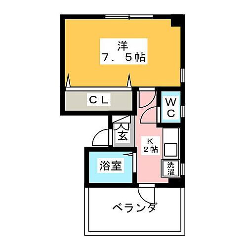 岐阜県岐阜市新興町 1K マンション 賃貸物件詳細