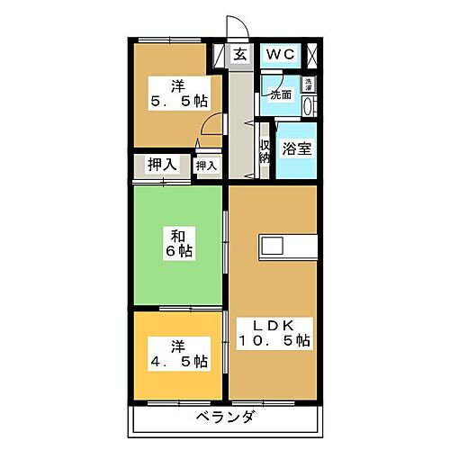 岐阜県美濃加茂市下米田町今 古井駅 3LDK マンション 賃貸物件詳細