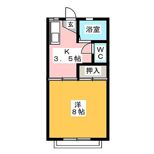 三重県津市一身田上津部田 江戸橋駅 1K アパート 賃貸物件詳細