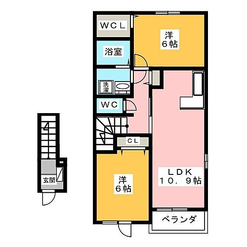三重県桑名市大字和泉 益生駅 2LDK アパート 賃貸物件詳細