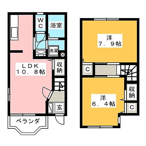 三重県松阪市中林町 伊勢中川駅 2LDK アパート 賃貸物件詳細