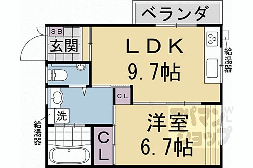 京都府京都市左京区北白川久保田町 元田中駅 1LDK アパート 賃貸物件詳細