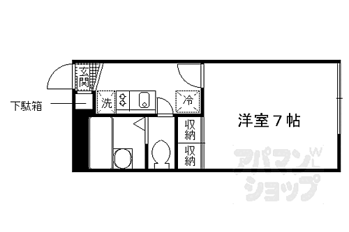 京都府京都市伏見区小栗栖中山田町 石田駅 1K アパート 賃貸物件詳細