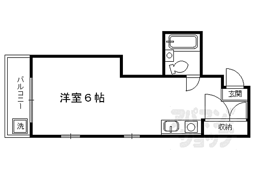 京都府京都市山科区大宅辻脇町 椥辻駅 1K マンション 賃貸物件詳細