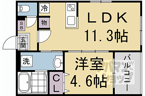 京都府京都市右京区太秦西蜂岡町 賃貸アパート
