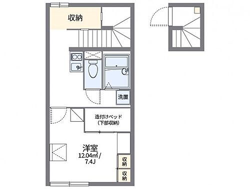 茨城県稲敷郡阿見町中央2丁目 荒川沖駅 1K アパート 賃貸物件詳細