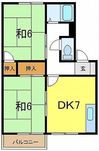兵庫県加古川市米田町平津 宝殿駅 2DK アパート 賃貸物件詳細