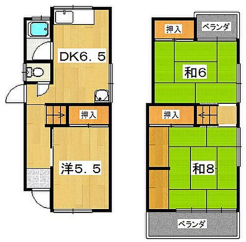 須山町貸家（６１－８） 3DK 賃貸物件詳細