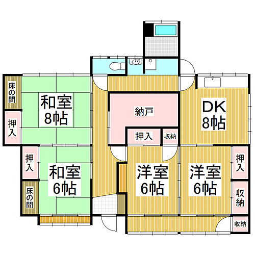 長野県塩尻市大門五番町 塩尻駅 4DK 一戸建て 賃貸物件詳細