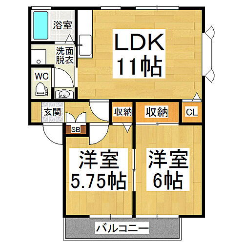 長野県松本市井川城3丁目 南松本駅 2LDK アパート 賃貸物件詳細