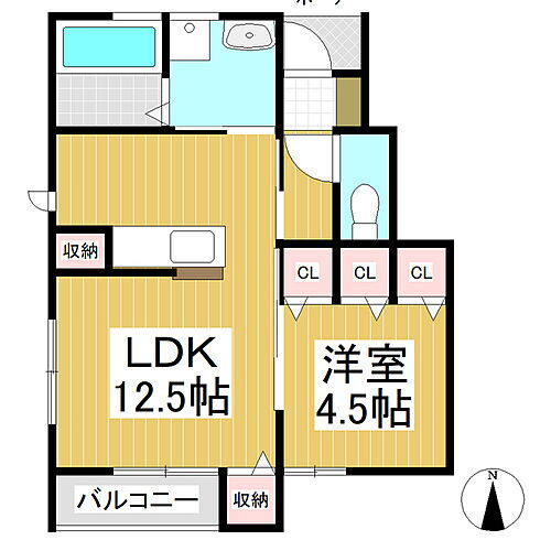 長野県上田市常磐城4丁目 上田駅 1LDK アパート 賃貸物件詳細