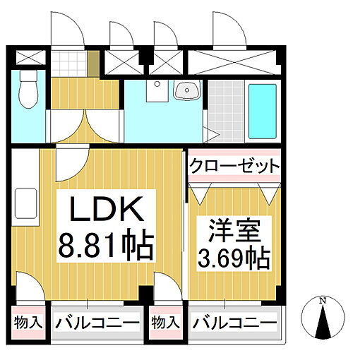 長野県佐久市岩村田 岩村田駅 1LDK アパート 賃貸物件詳細